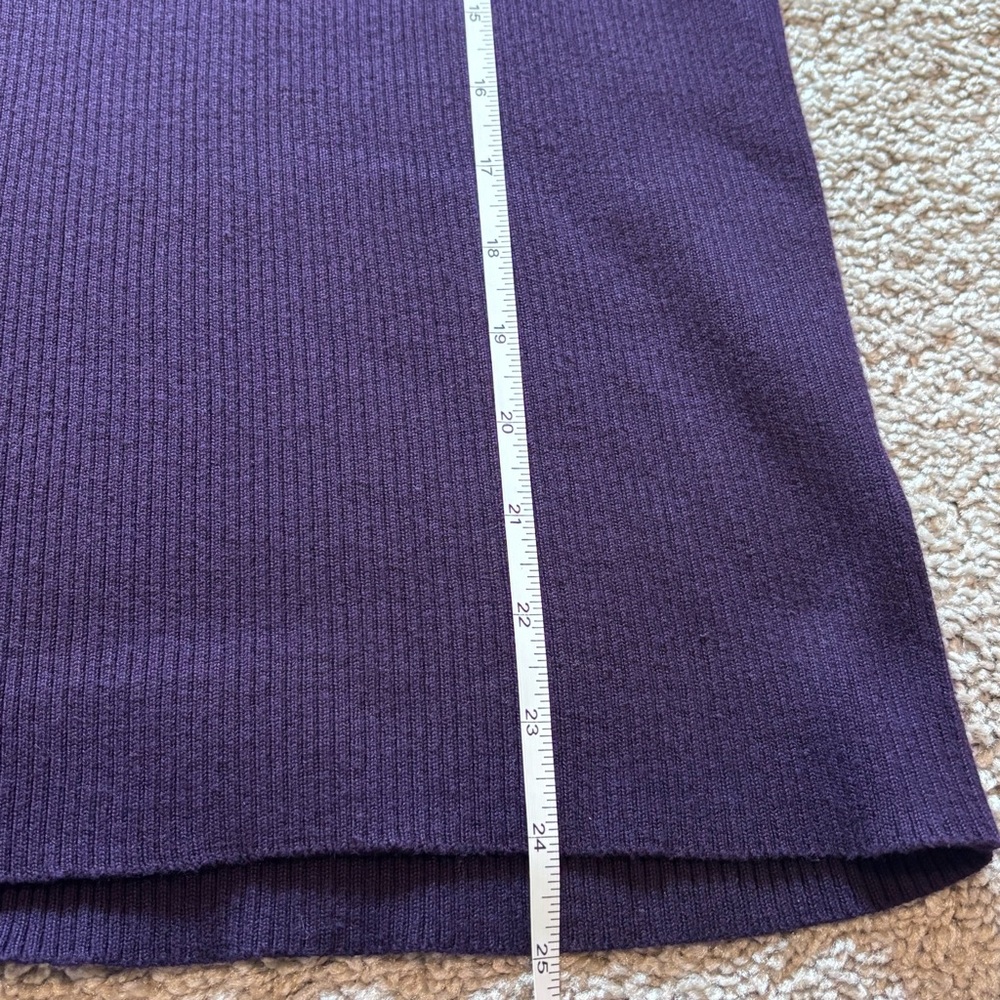 Lauren Ralph Lauren Deep Purple Turtleneck Sweater Women’s Medium Closet Staple - Picture 7 of 7